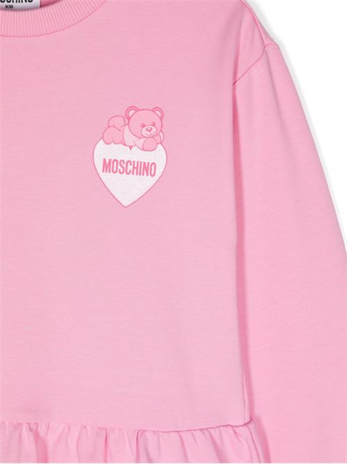 Abito bambina rosa MOSCHINO KID-TEEN | HDV0FDLDA1650243